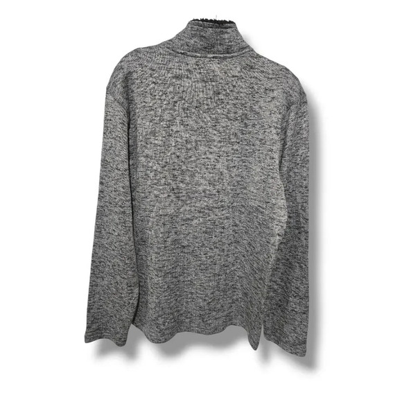 Vintage Weatherproof Men’s Gray 1/4 Zip Fleece Pullover Sweater - Size Medium - Picture 4 of 8